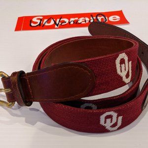 Smathers & Branson OU Hand-stitched Needlepoint